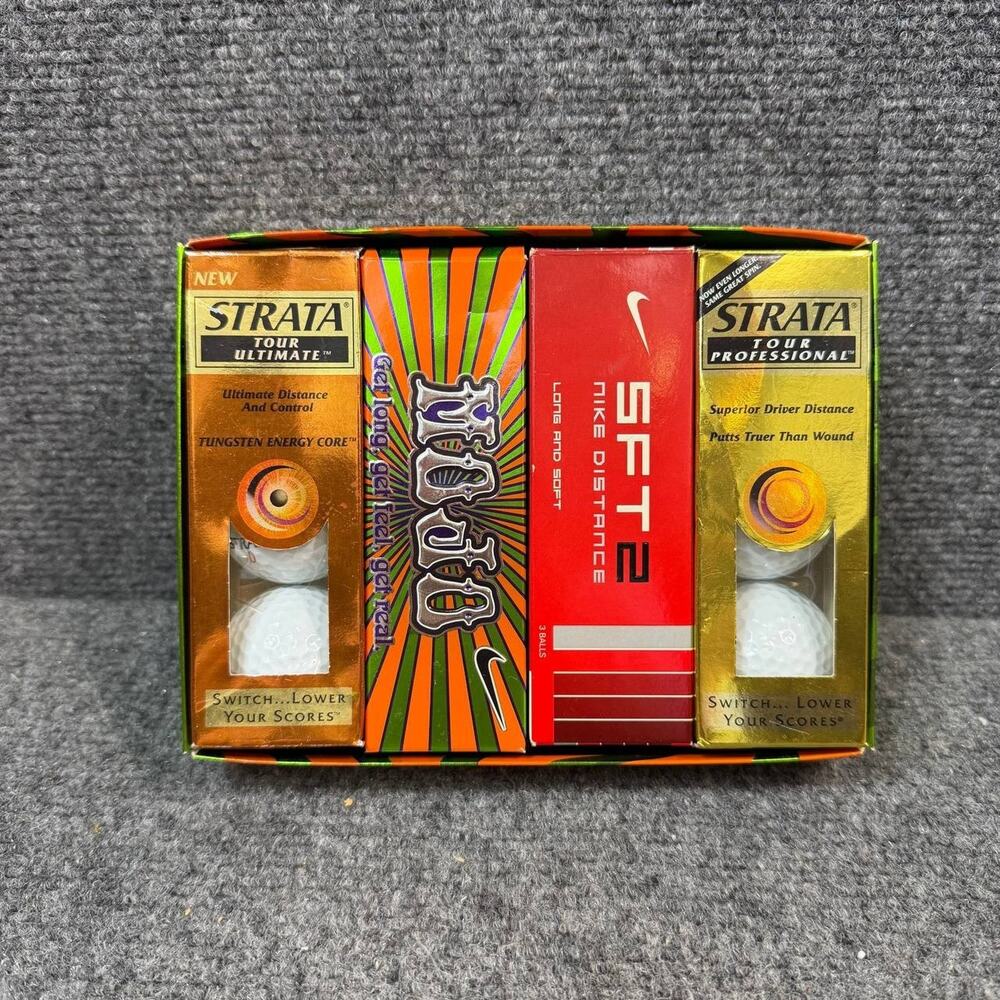 Nike Mojo Golf Balls Gift Set Strata Tour Ultimate Nike Soft Distance New